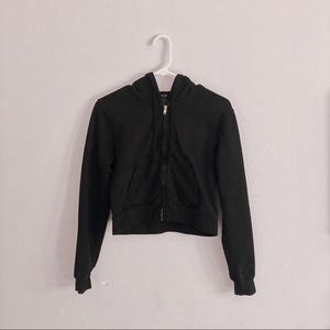 ✰ black crystal hoodie ✰